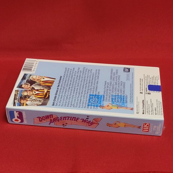 Down Argentine Away Betty Grable in Technicolor VHS 1989 New Sealed - Picture 7 of 8
